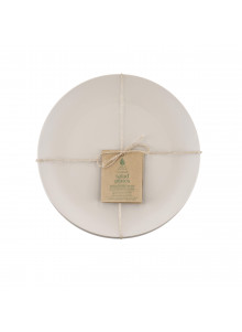 Natural Elements Side Plates, Recycled Plastic, Set of 4, 20cm