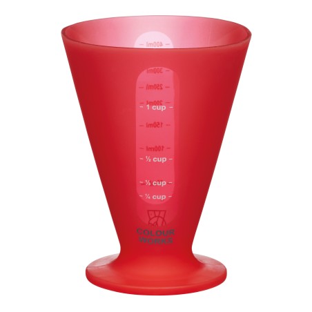 Colourworks Brights Red Conical Measure