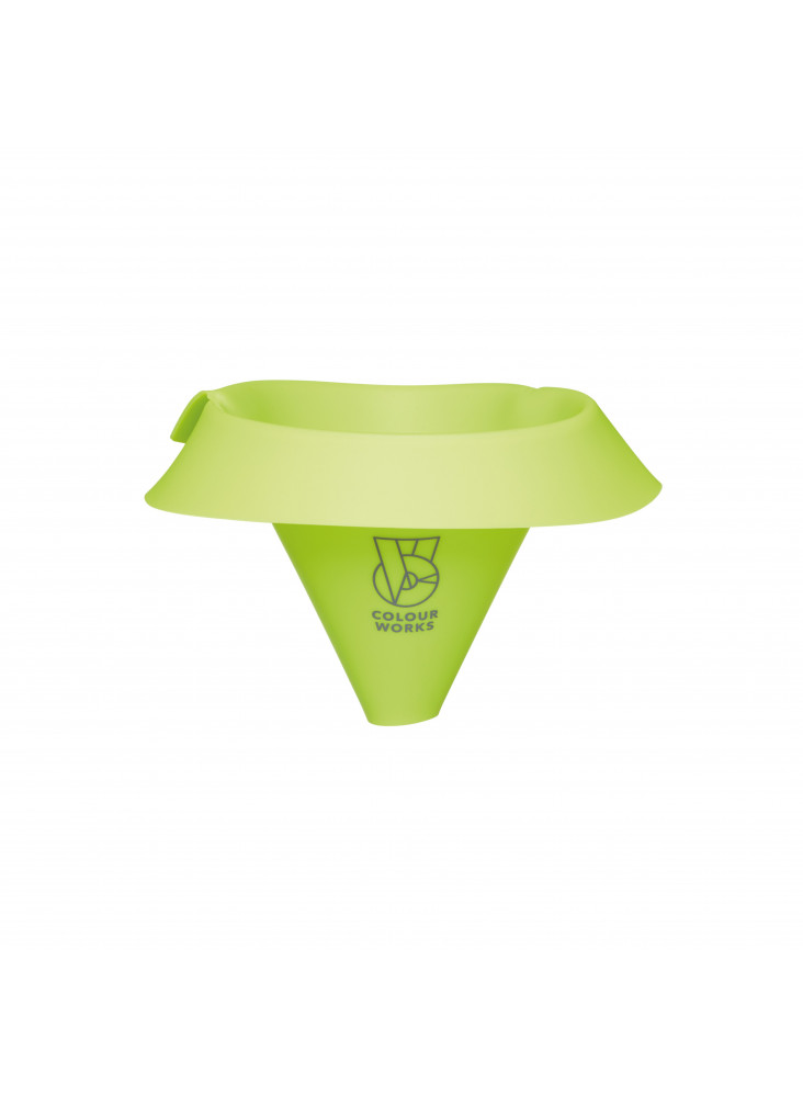 Colourworks Brights Green Silicone Roll and Fold Funnel