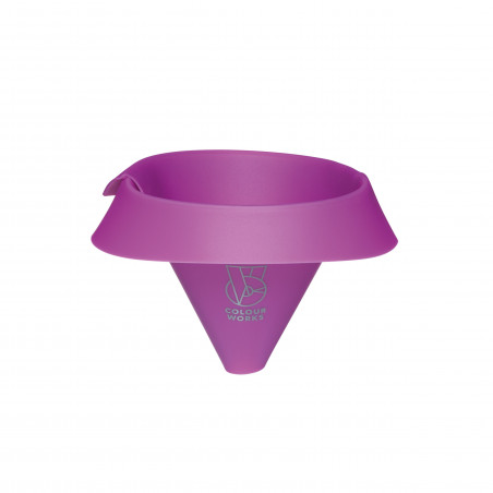 Colourworks Brights Purple Silicone Roll and Fold Funnel