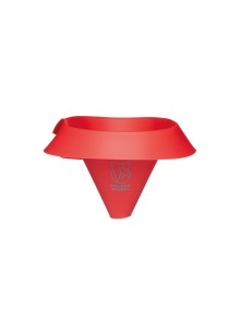Colourworks Brights Red Silicone Roll and Fold Funnel
