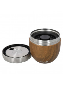 S’well Teakwood Eats 2-in-1 Food Bowl