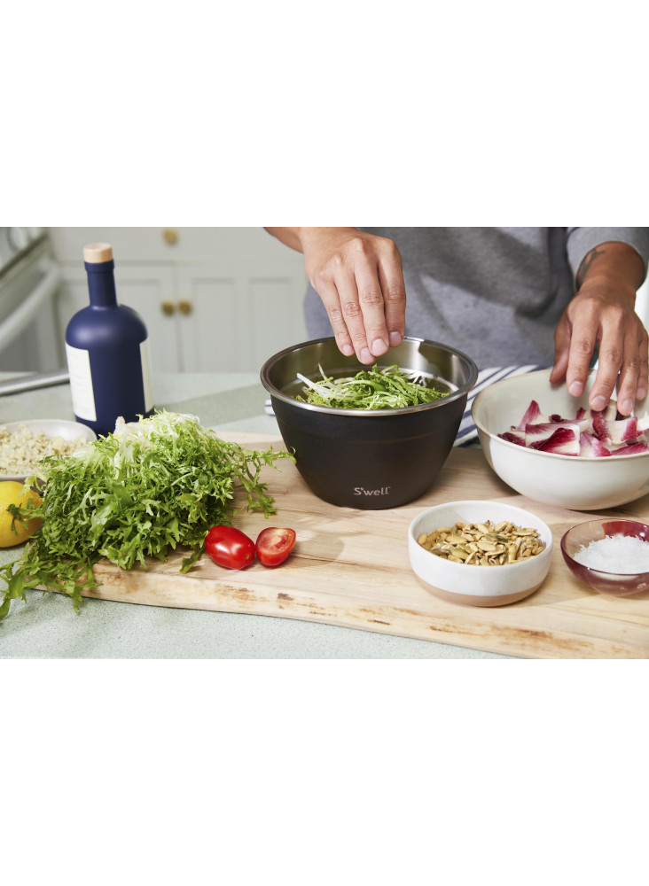S'well Salad Bowl kit 1.9L 3 part condiment leak proof container