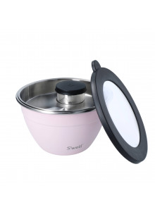 S'well Pink Topaz Salad Bowl Kit, 1.9L