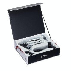 BarCraft Deluxe Lever-Arm Corkscrew Gift Set