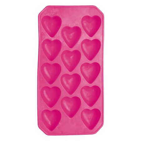 BarCraft Flexible Heart Shape Ice Cube Tray