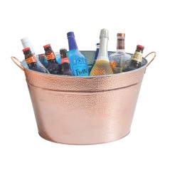 BarCraft Hammered Champagne Pail with Copper Finish