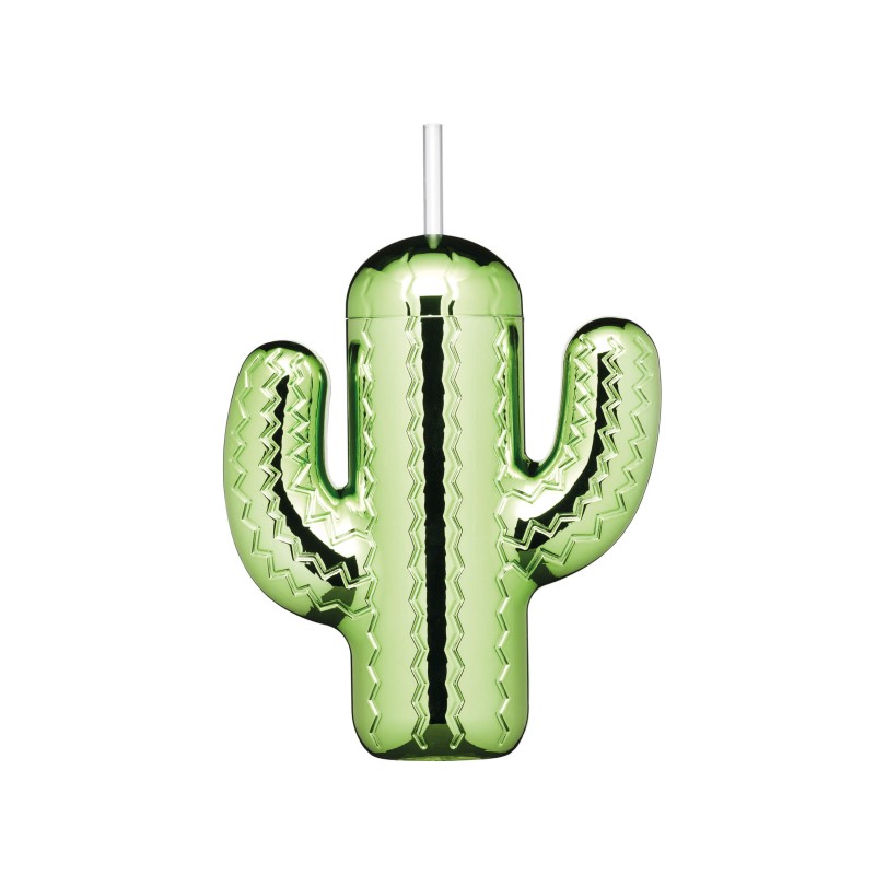 BarCraft Novelty Cactus Drinks Jar with Straw BarCraft Novelty Cactus Drinks Jar with Straw