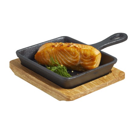 Artesà Cast Iron 12.5cm Mini Fry Pan with Board