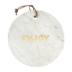 Artesà Round White Marble Board