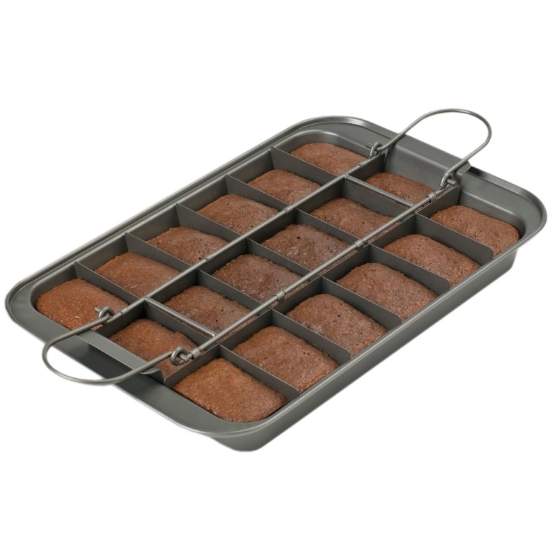 Chicago Metallic Non Stick Three Piece Brownie Pan Set