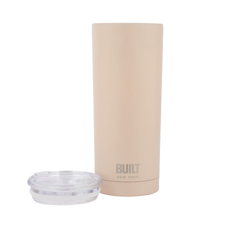 Built 590ml Double Walled Stainless Steel Travel Mug Pale Pink