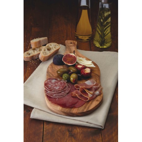 World of Flavours Italian Olive Wood Antipasti / Serving Board