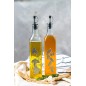 World of Flavours Italian Set of 2 Glass Oil and Vinegar Bottles World of Flavours Italian Set of 2 Glass Oil and Vinegar Bottles