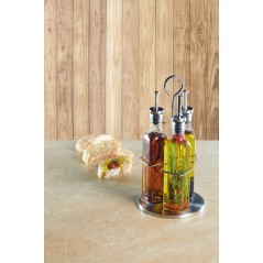 World of Flavours Italian 3 Bottle Glass Oil and Vinegar Set