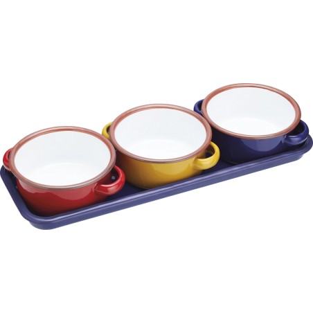 World of Flavours Enamel Dip Set