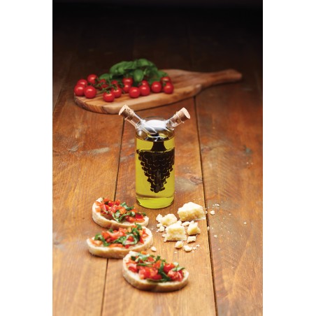 World of Flavours Italian 2 in 1 Oil & Vinegar Cruet Bottle