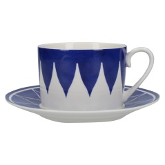 Victoria And Albert The Cole Collection Triangle Geo Cup And Saucer