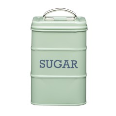 Living Nostalgia Metal Sugar Canister - English Sage Green