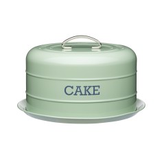 Living Nostalgia Sage Green Domed Cake Tin