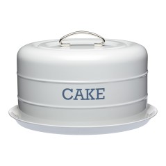 Living Nostalgia French Grey Domed Cake Tin