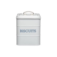 Living Nostalgia French Grey Biscuit Tin