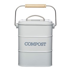 Living Nostalgia French Grey Compost Bin