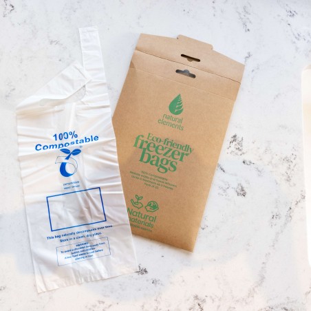 Natural Elements Eco-friendly Food & Freezer Bags - 30 Bags