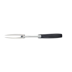 MasterClass Stainless Steel Meat Carving Fork - Black