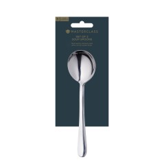 MasterClass Set of 2 Soup Spoons