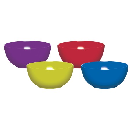 Colourworks Set of 4 Melamine Bowls