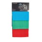 KitchenCraft Cotton Waffle Tea Towels - Brights