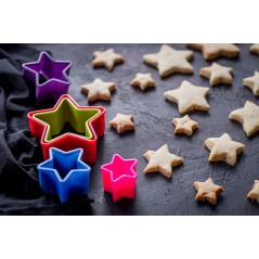 Colourworks Set of 5 Star Shaped Cookie Cutters