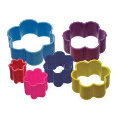 Colourworks Set of 6 Flower Cookie Cutters