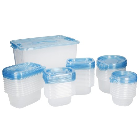 KitchenCraft 50-Piece Plastic Meal Prep Container Set