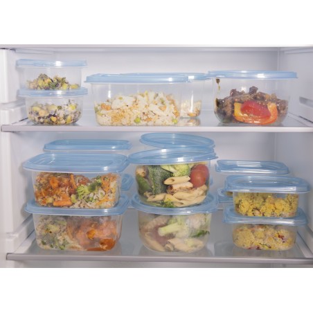 KitchenCraft 50-Piece Plastic Meal Prep Container Set