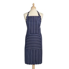 KitchenCraft Blue Butcher's Stripe Apron