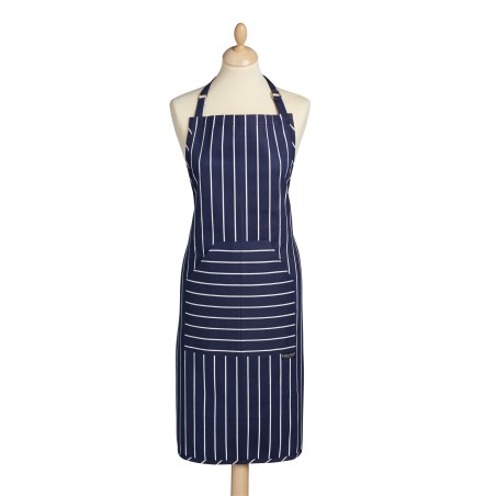 KitchenCraft Blue Butcher's Stripe Apron