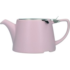 London Pottery Oval Teapot Satin Pink