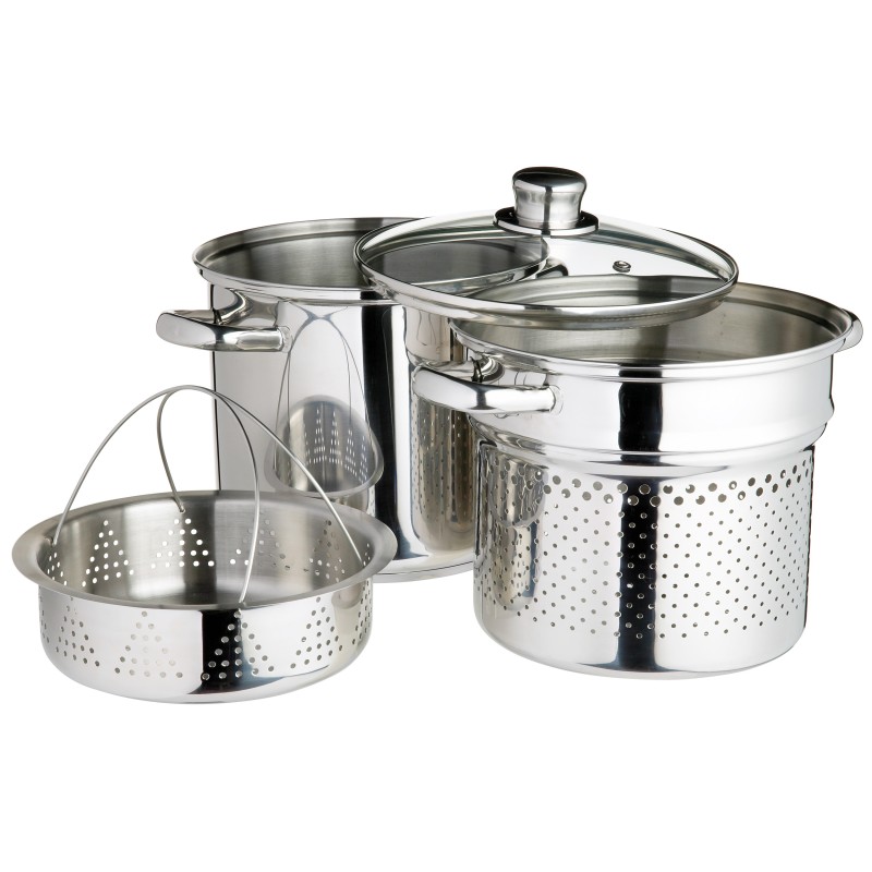 KitchenCraft Stainless Steel 7.5 Litres Multi Cooker KitchenCraft Stainless Steel 7.5 Litres Multi Cooker