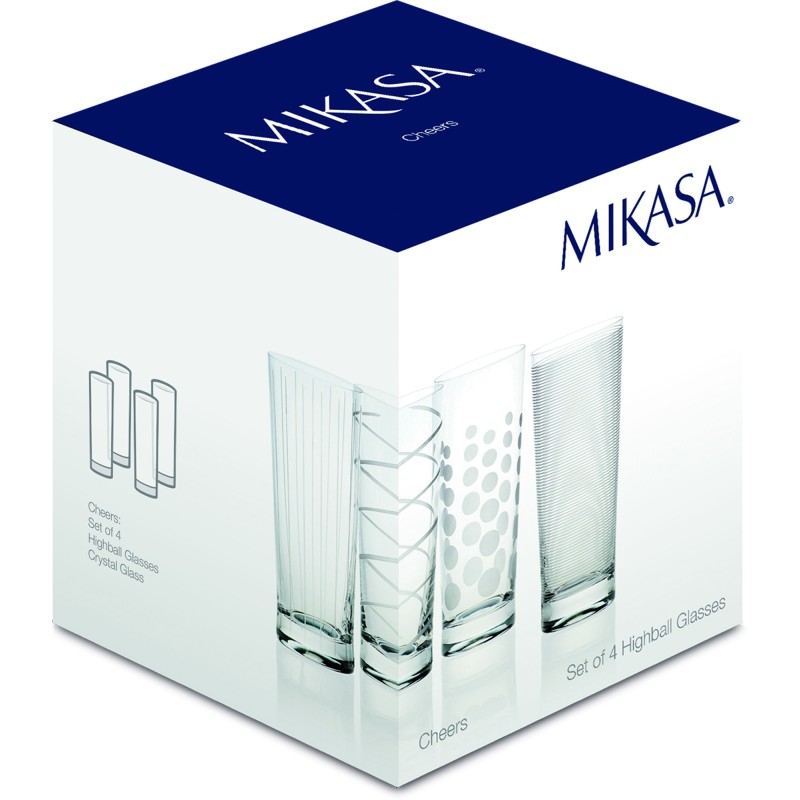 Mikasa cheers glasses discount