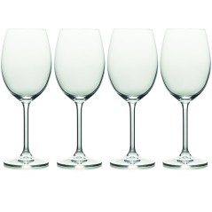Mikasa Julie Set Of 4 White Wine Glasses