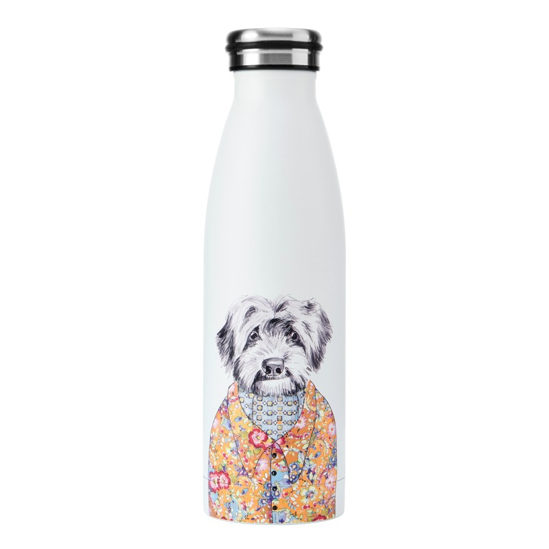 Mikasa Tipperleyhill Cockapoo Double-Walled Stainless Steel Bottle, 500ml Mikasa Tipperleyhill Cockapoo Double-Walled Stainless Steel Bottle, 500ml