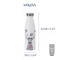 Mikasa Tipperleyhill Stag Double-Walled Stainless Steel Bottle, 500ml Mikasa Tipperleyhill Stag Double-Walled Stainless Steel Bottle, 500ml