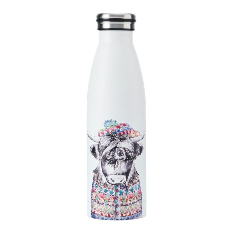 Tipperleyhill Cow Double-Walled Stainless Steel Bottle, 500ml Tipperleyhill Cow Double-Walled Stainless Steel Bottle, 500ml