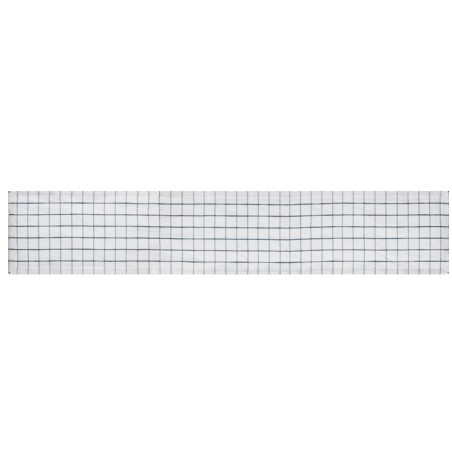 Mikasa Industrial Check Linen-Blend Table Runner, 230 x 33cm