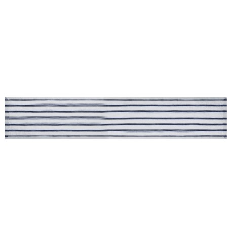 Mikasa Navy Stripe Linen-Blend Table Runner, 230 x 34cm