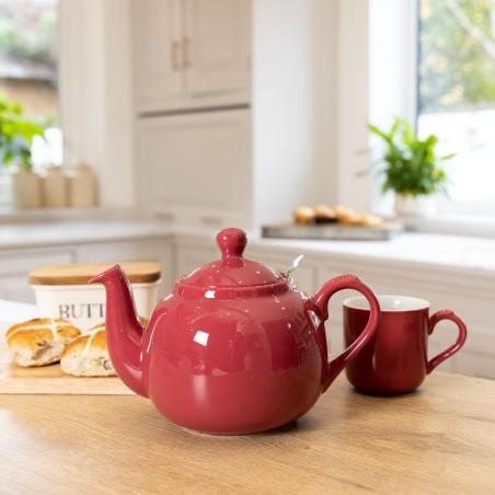 London Pottery Farmhouse 4 Cup Teapot Pink
