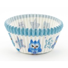 SmileKidz Ollie Owl Blue Cupcake Cases - 250 Cases