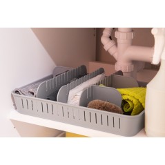 Copco Food Storage Container Organiser, Grey